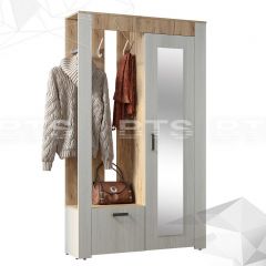 Прихожая Франк (Крафт/Ясень белый) в Ишиме - ishim.mebel24.online | фото 3