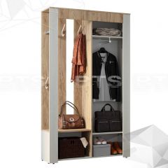 Прихожая Франк (Крафт/Ясень белый) в Ишиме - ishim.mebel24.online | фото 5