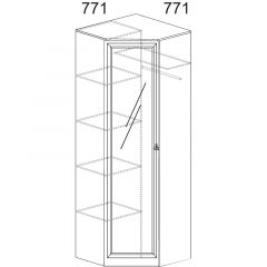 Прихожая Инна 4 Денвер темный в Ишиме - ishim.mebel24.online | фото 5