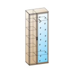 Прихожая Карина композиция 1 (Гикори Джексон светлый) в Ишиме - ishim.mebel24.online | фото 2