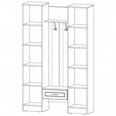 ЛИБЕРТИ Прихожая МДФ (Белое дерево) в Ишиме - ishim.mebel24.online | фото 2