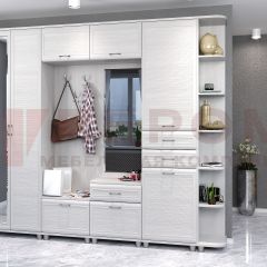 Прихожая Мелисса композиция 5 (Снежный Ясень) в Ишиме - ishim.mebel24.online | фото