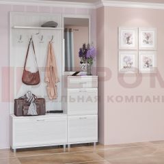 Прихожая Мелисса композиция 8 (Снежный Ясень) в Ишиме - ishim.mebel24.online | фото