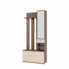 Прихожая Ника вешалка с зеркалом (ВЗ910) в Ишиме - ishim.mebel24.online | фото 5