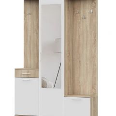 Прихожая ПР 1 (Дуб Сонома/Белый) в Ишиме - ishim.mebel24.online | фото 3