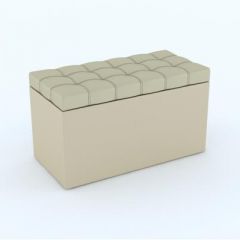 Пуф КВАДРО тип 2 Бежевый в Ишиме - ishim.mebel24.online | фото