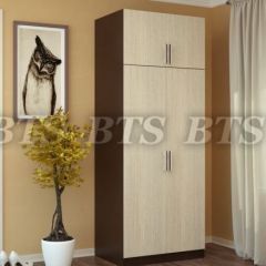 Шкаф 2-х створчатый с перегородкой (венге/лоредо) в Ишиме - ishim.mebel24.online | фото