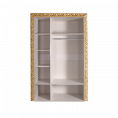 Шкаф 3-х дв.Тиффани Premium черная/золото (ТФШ1/3(П) в Ишиме - ishim.mebel24.online | фото 2