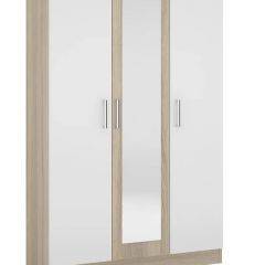 Шкаф 3-х створчатый Леси + Зеркало в Ишиме - ishim.mebel24.online | фото