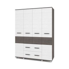 ВИОРА Шкаф 4-х дверный В43 в Ишиме - ishim.mebel24.online | фото 1