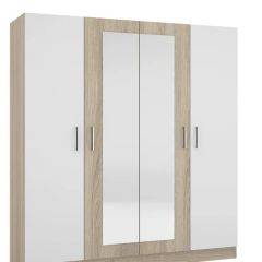 Шкаф 4-х створчатый Леси + Зеркало в Ишиме - ishim.mebel24.online | фото 3