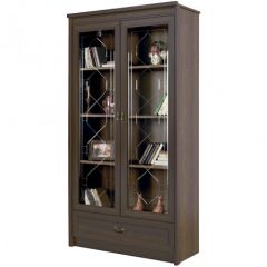 Шкаф для книг №667 "Флоренция" Дуб оксфорд в Ишиме - ishim.mebel24.online | фото