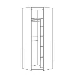 Шкаф для одежды 13.131 Амели в Ишиме - ishim.mebel24.online | фото 2