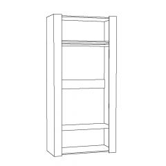 Шкаф для одежды 13.133 Амели в Ишиме - ishim.mebel24.online | фото 2