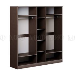 ФИЕСТА Шкаф для одежды 4-дверный (Дуб беленый/Венге) в Ишиме - ishim.mebel24.online | фото 2