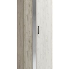 Шкаф Эмма (Дуб Крафт серый/белый) в Ишиме - ishim.mebel24.online | фото