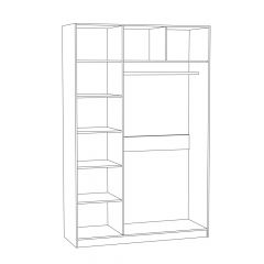 Шкаф комбинированный 08.45.01 Ливерпуль в Ишиме - ishim.mebel24.online | фото 2