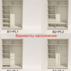 Шкаф-купе 1400 серии SOFT D6+D4+B2+PL2 (2 ящика+1штанга+1 полка) профиль «Капучино» в Ишиме - ishim.mebel24.online | фото 7