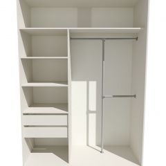 Шкаф-купе 1400 серии SOFT D8+D2+B2+PL4 (2 ящика+F обр.штанга) профиль «Графит» в Ишиме - ishim.mebel24.online | фото 2