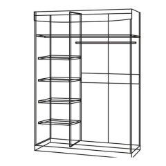 Шкаф-купе 1600 без зеркала "Мария-Луиза 6.16" в Ишиме - ishim.mebel24.online | фото 4