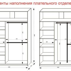 Шкаф-купе 1600 серии SOFT D6+D4+B2+PL2 (2 ящика+1штанга+1 полка) профиль «Капучино» в Ишиме - ishim.mebel24.online | фото 9