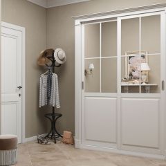 Шкаф-купе 1700 серии NEW CLASSIC K4+K4+B2+PL4 (2 ящика+F обр. штанга) профиль «Капучино» в Ишиме - ishim.mebel24.online | фото 1