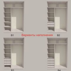 Шкаф-купе 1700 серии SILVER S4+S3Z+B2+PL1 (2 ящика+1 штанга) профиль «Серебро» в Ишиме - ishim.mebel24.online | фото 5