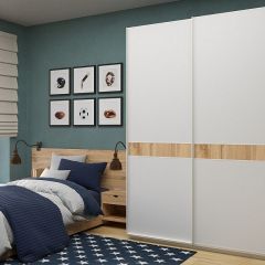 Шкаф-купе 1800 серии SOFT D6+D6+B2+PL3 (2 ящика+2штанги) профиль «Капучино» в Ишиме - ishim.mebel24.online | фото 5