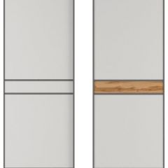 Шкаф-купе 2100 серии SOFT D4+D4+D4+B22+PL1 (по 2 ящика лев/прав+1штанга) профиль «Графит» в Ишиме - ishim.mebel24.online | фото 10