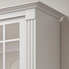 Шкаф-купе 2150 серии NEW CLASSIC K5+K5+K5+B22+PL3 (по 2 ящика лев/прав+1 штанга+1полка) профиль «Капучино» в Ишиме - ishim.mebel24.online | фото 4