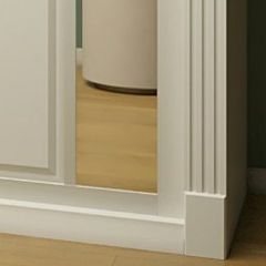 Шкаф-купе 2150 серии NEW CLASSIC K6Z+K1+K6+B22+PL1 (по 2 ящика лев/прав+1 штанга) профиль «Капучино» в Ишиме - ishim.mebel24.online | фото 5