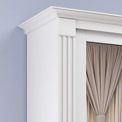 Шкаф-купе 2450 серии NEW CLASSIC K1+K1+K1+B22+PL4 (по 2 ящика лев/прав+F обр.штанга) профиль «Капучино» в Ишиме - ishim.mebel24.online | фото 4