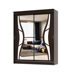 Шкаф-купе Бабочка 2.0 серия Альянс (Венге) в Ишиме - ishim.mebel24.online | фото