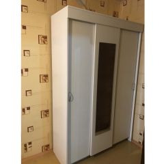 Шкаф-купе Бассо 1300 (Белый) в Ишиме - ishim.mebel24.online | фото 3