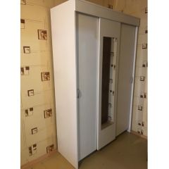 Шкаф-купе Бассо 1300 (Белый) в Ишиме - ishim.mebel24.online | фото 4