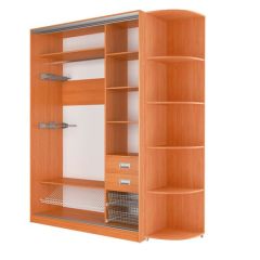 Шкаф-купе Элвис 1500 вариант 1 (ЛДСП/ЛДСП) в Ишиме - ishim.mebel24.online | фото 3