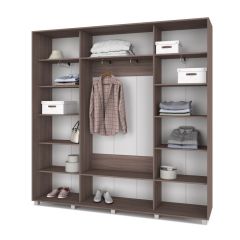 МАРТИН Шкаф-купе Шимо темный (2200*450) М421 в Ишиме - ishim.mebel24.online | фото 2