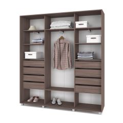 МАРТИН Шкаф-купе Шимо темный (2200*450) М421 в Ишиме - ishim.mebel24.online | фото 4