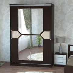 Шкаф-купе ПШ-2.9 1800 Фасад СТРЕЛКА (ВЕНГЕ стрелка беж) в Ишиме - ishim.mebel24.online | фото