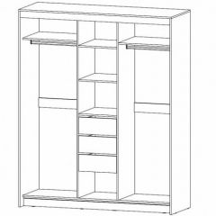 РИВЬЕРА Шкаф-купе 3х створчатый в Ишиме - ishim.mebel24.online | фото 2