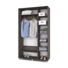 РОЛАНД Шкаф-купе Анкор темный (450*1300) Р431 в Ишиме - ishim.mebel24.online | фото 3