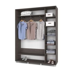 РОЛАНД Шкаф-купе Анкор темный (450*1700) Р471 в Ишиме - ishim.mebel24.online | фото 3