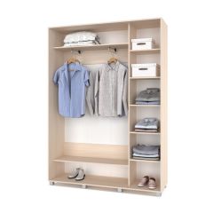 РОЛАНД Шкаф-купе Млечный дуб (450*1600) Р461 в Ишиме - ishim.mebel24.online | фото 5