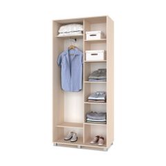 РОЛАНД Шкаф-купе с зеркалом Млечный дуб (450*1000) Р402 в Ишиме - ishim.mebel24.online | фото 3
