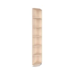 РОЛАНД Шкаф-купе с зеркалом Млечный дуб (450*1600) Р462 в Ишиме - ishim.mebel24.online | фото