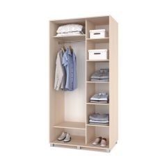 РОЛАНД Шкаф-купе с зеркалом Млечный дуб (600*1100) Р612 в Ишиме - ishim.mebel24.online | фото 2