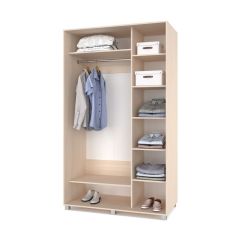 РОЛАНД Шкаф-купе с зеркалом Млечный дуб (600*1200) Р622 в Ишиме - ishim.mebel24.online | фото 2