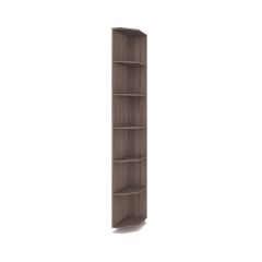 РОЛАНД Шкаф-купе с зеркалом Шимо темный (450*1000) Р402 в Ишиме - ishim.mebel24.online | фото