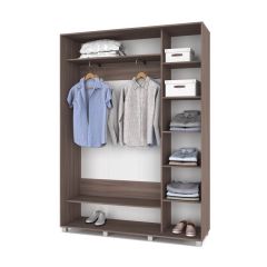 РОЛАНД Шкаф-купе с зеркалом Шимо темный (450*1600) Р462 в Ишиме - ishim.mebel24.online | фото 3