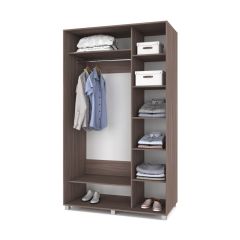 РОЛАНД Шкаф-купе с зеркалом Шимо темный (600*1300) Р632 в Ишиме - ishim.mebel24.online | фото 2